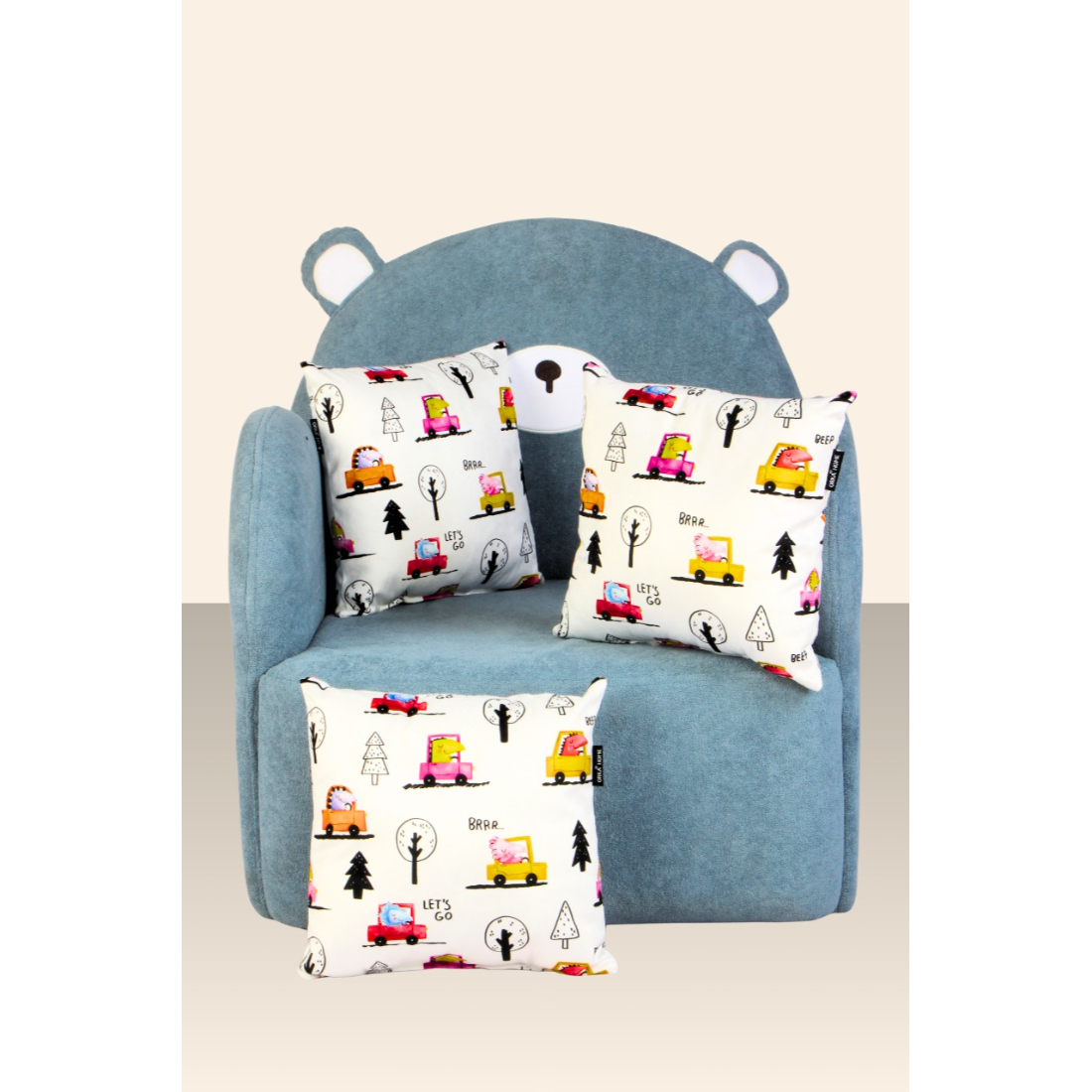 Orka Kids Filled Cushion Printed 12x12 (D17)